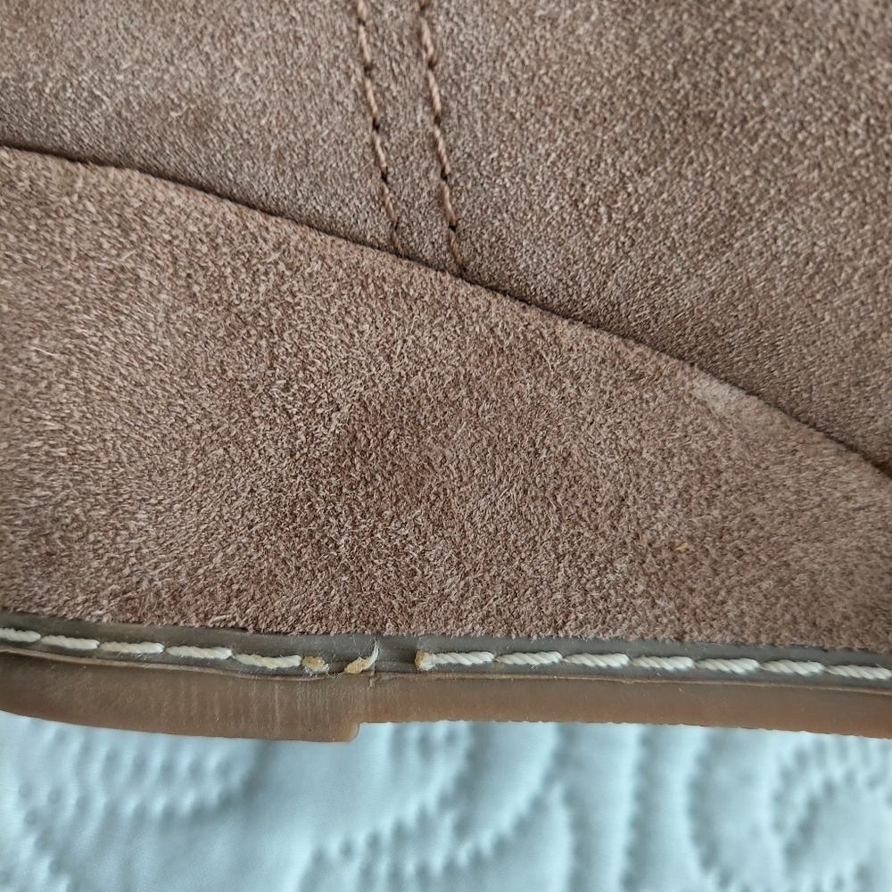 Toms Laceup Rachel Suede Wedge Booties - Picture 9 of 11